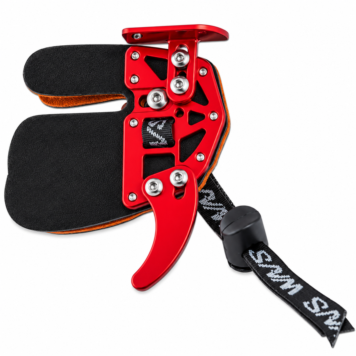 WNS Leather Tab - Right Hand - Medium - Red