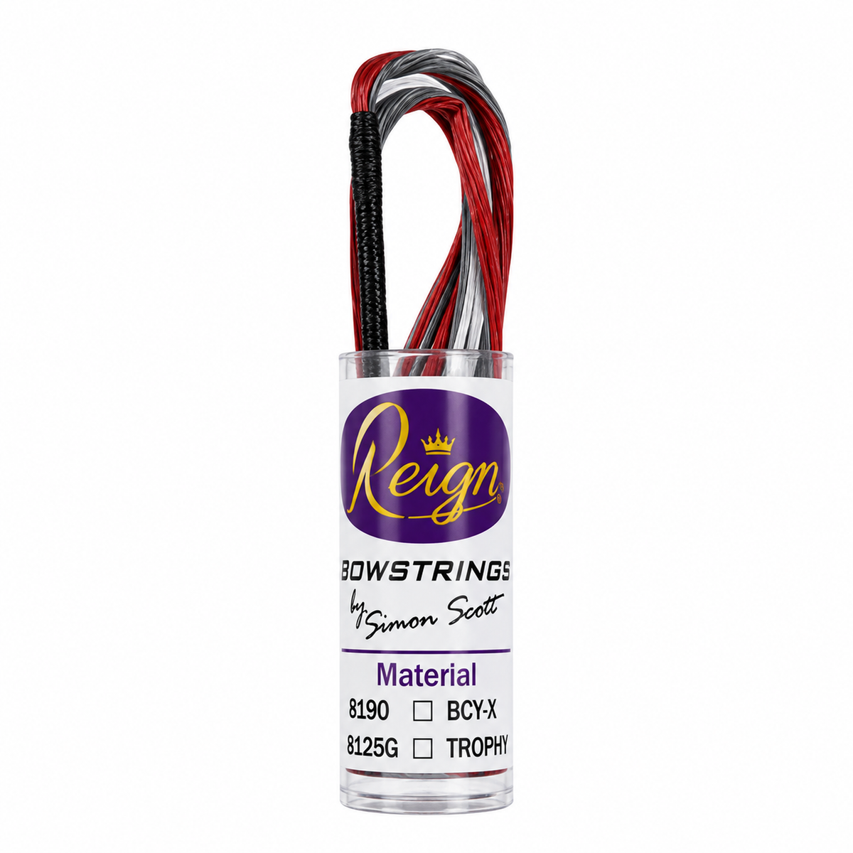 Reign Recurve String - For 70" Bow - Root Beer/Silver