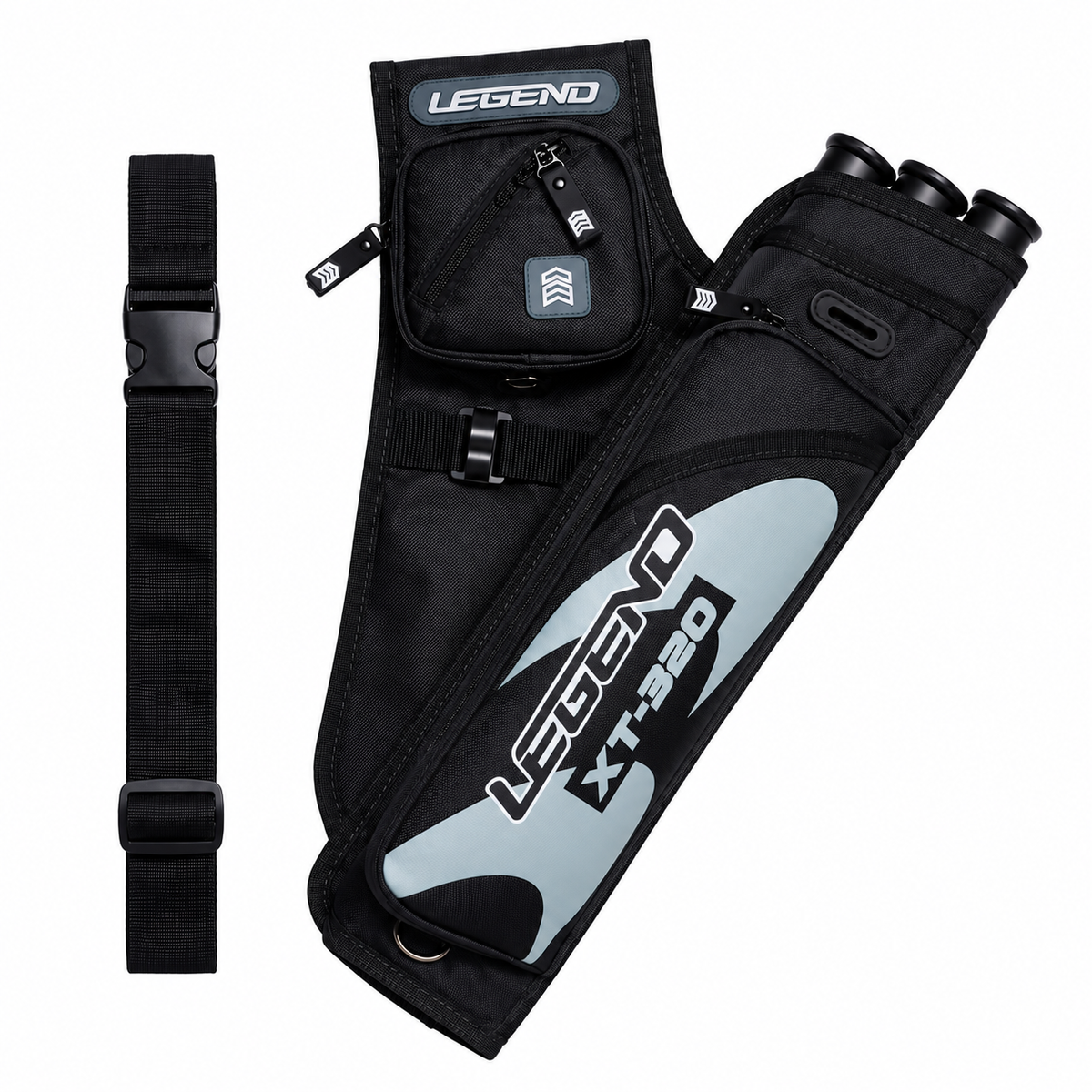 Legend XT320 Target Quiver - Right Hand - Black